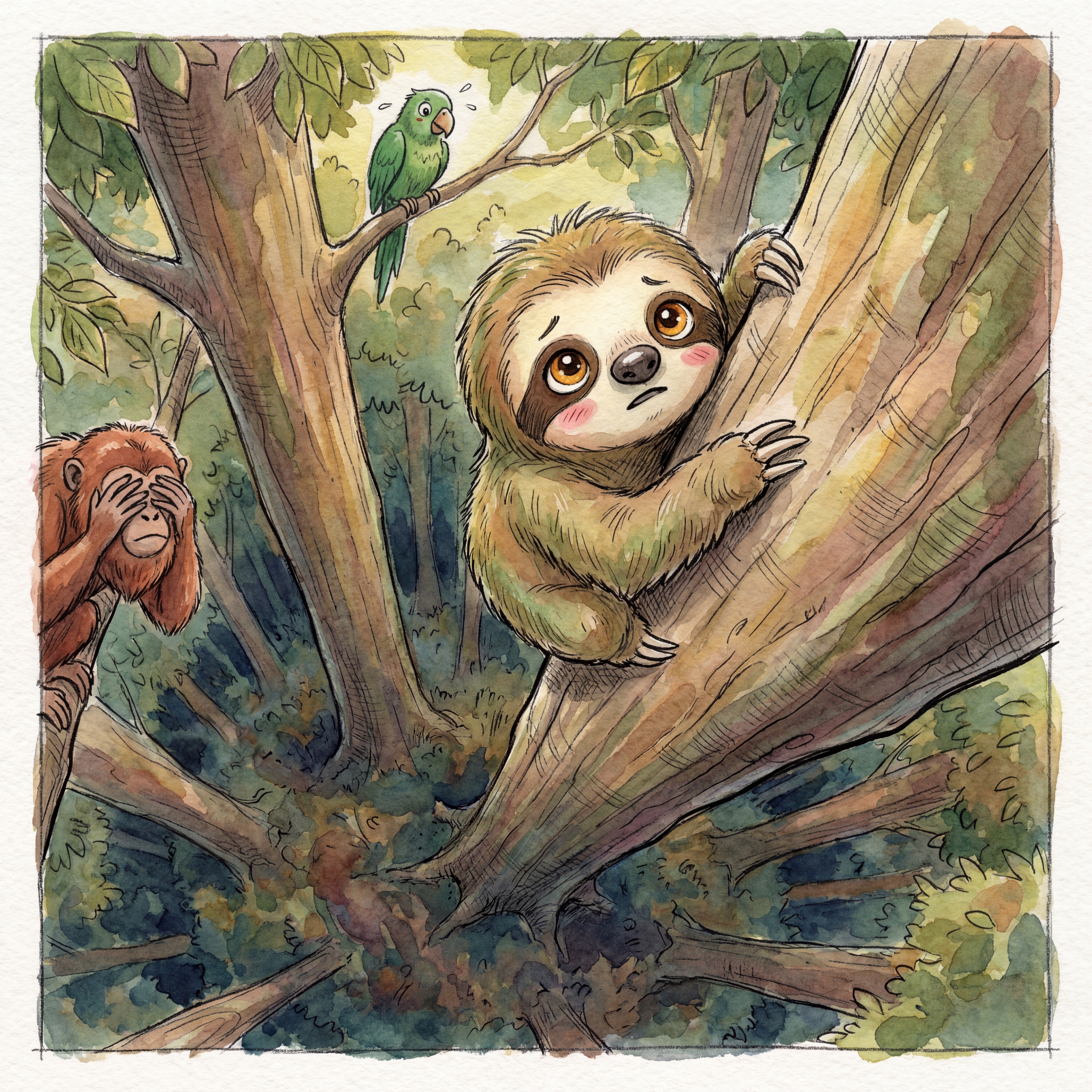 Suki begins her descent