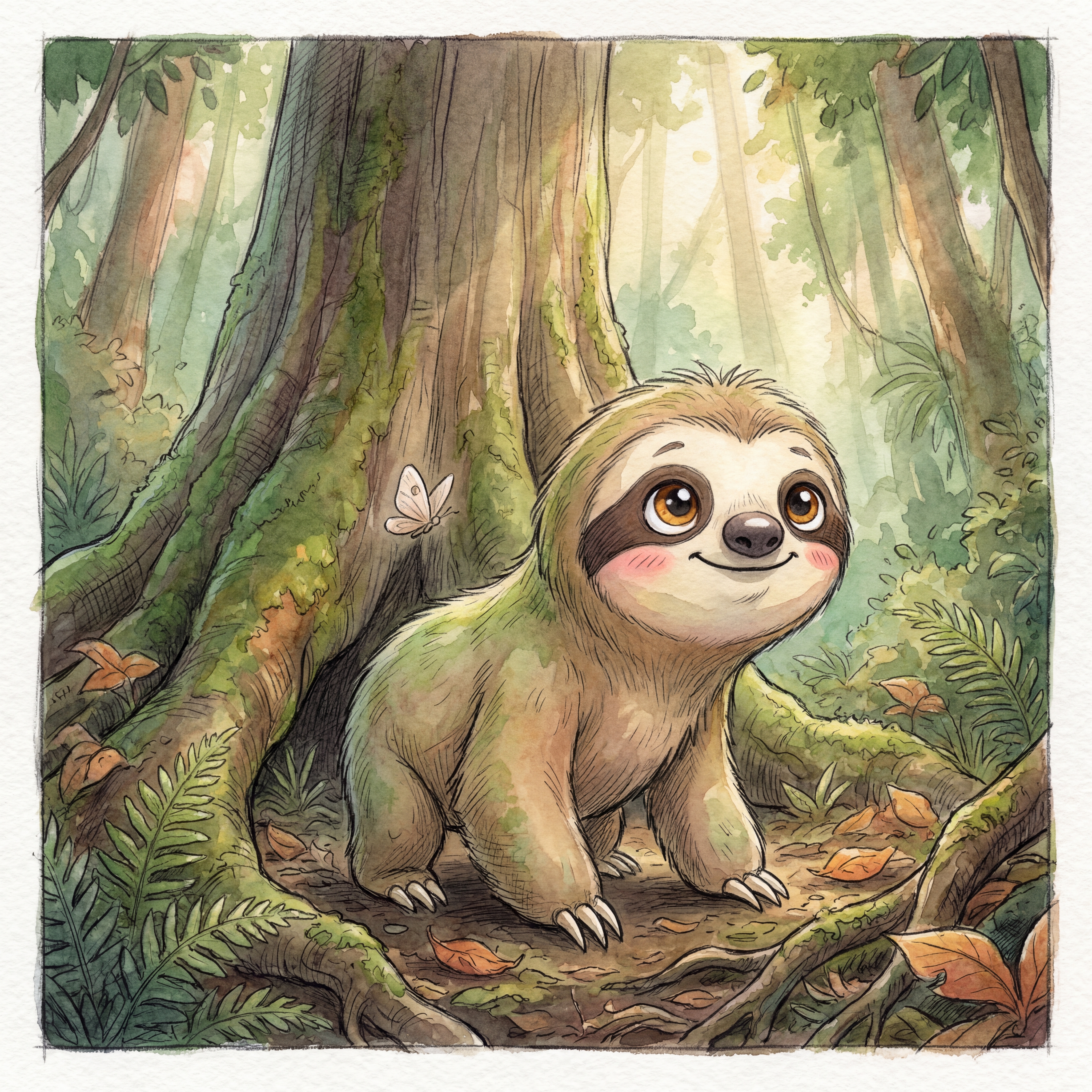 Suki's toes touch dirt